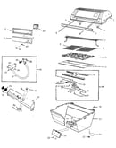 Grill and burner section