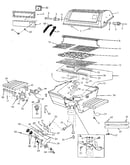 Grill and burner section
