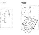 Craftsman 2581069610 ground post and patio base diagram