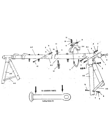 A-frame hardware bag #93663