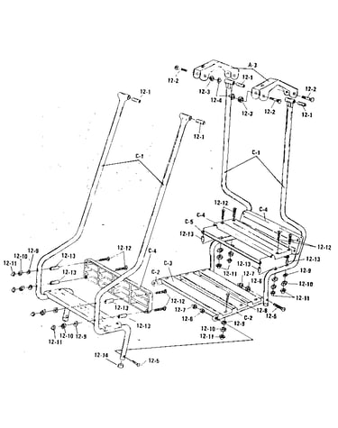 Lawn swing hardware bag #95611