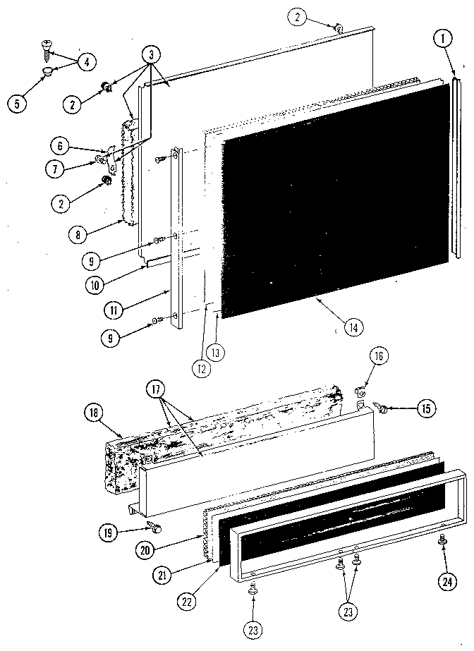 Front & access panel