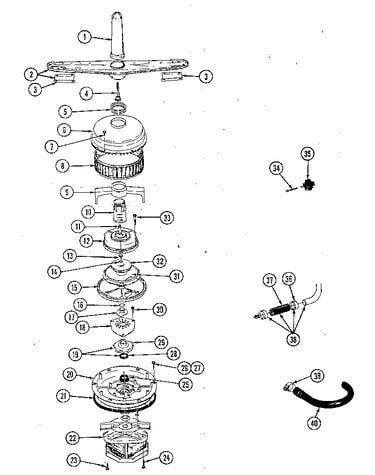Pump & motor asm.