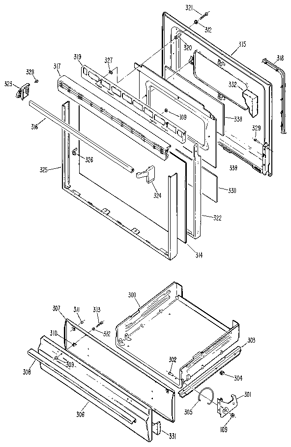 Door and drawer