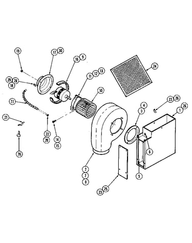 Blower plenum