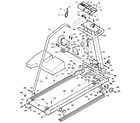 Weslo WL361502 unit parts diagram