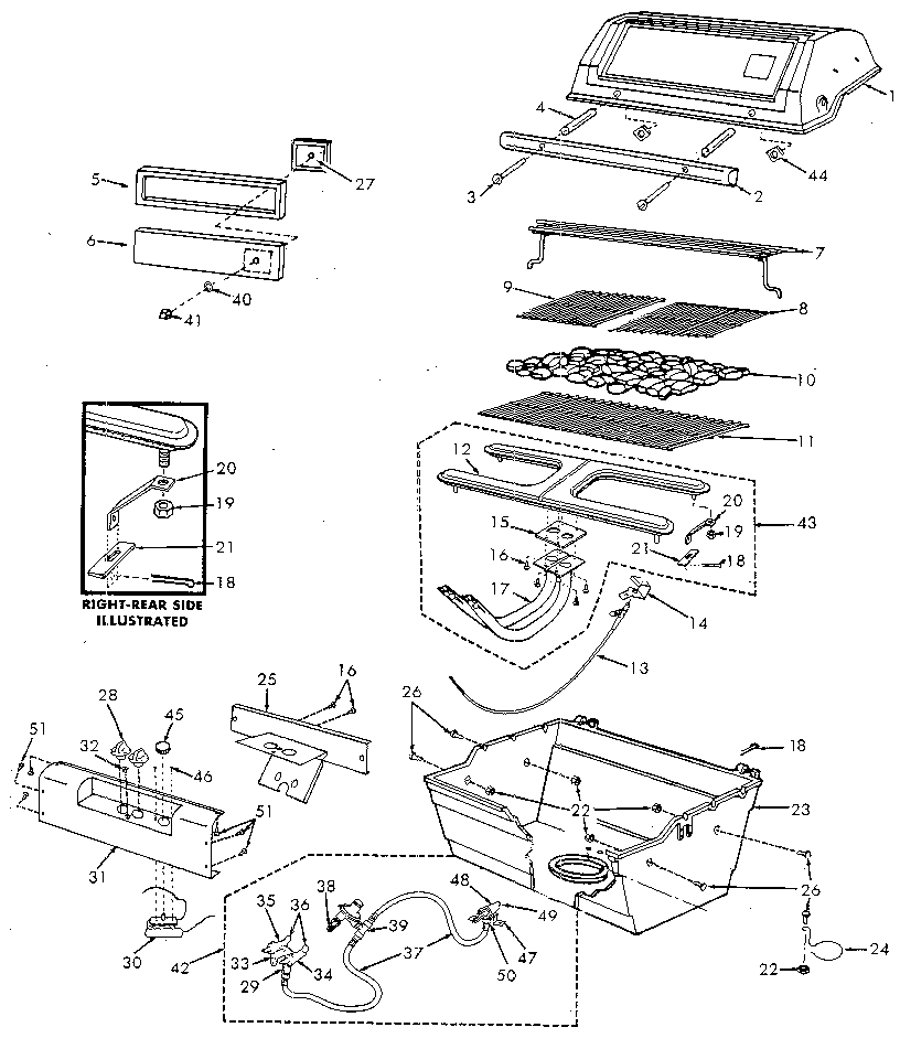 GRILL AND BURNER