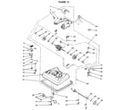 Kenmore 1753117280 nozzle and motor assembly diagram
