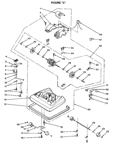 Nozzle and motor assembly
