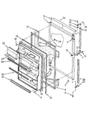 Refrigerator door