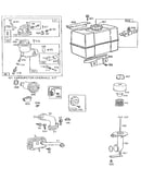 Carburetor and fuel tank assembly