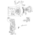 Briggs & Stratton 190412-3129-01 rewind starter and flywheel assembly diagram