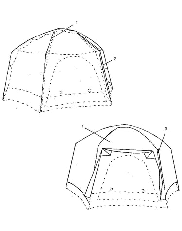 Family dome tent