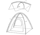 Sears 718774470 sport tent diagram