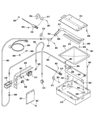 Burner section