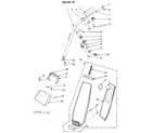 Kenmore 1753127580 handle and bag housing diagram