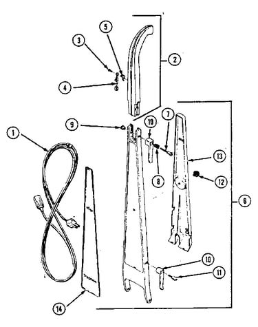 Handle and cord