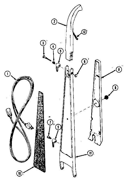 Handle and cord