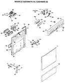 Control panel and door