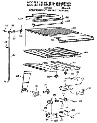 Compartment seperator