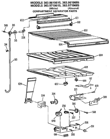 Compartment seperator