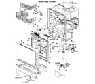 Kenmore 3631572590 cabinet and door diagram