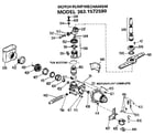 Kenmore 3631572590 motor pump mechanism diagram