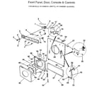Kenmore 41794988101 front panel and controls diagram
