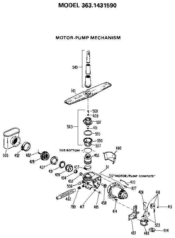 Pump and motor