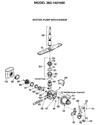 Pump and motor