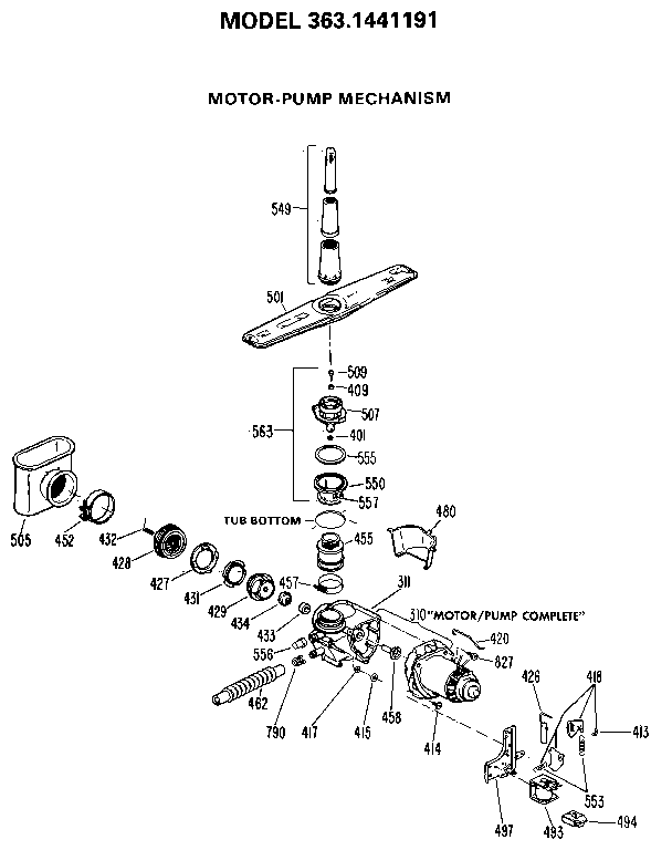 Pump and motor