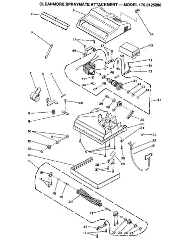 Nozzle and motor assembly