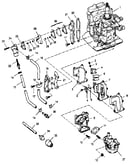Fuel intake and recirculation system