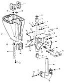 Motor leg and swivel bracket