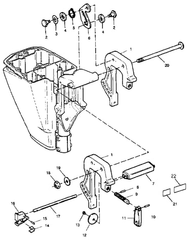 Stern brackets