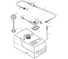 Craftsman 225581994 fuel tank and line diagram