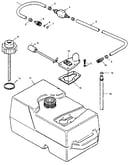 Fuel tank and line