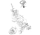 Craftsman 502255180 steering diagram