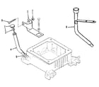 Craftsman 917254432 oil fill tube and bracket diagram