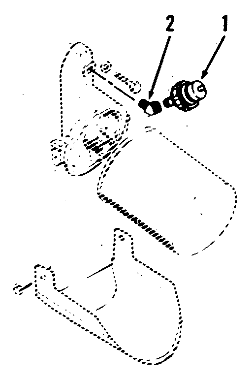 Low oil pressure cut-off switch