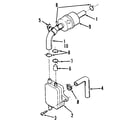 Craftsman 73911054C fuel pump and filter diagram