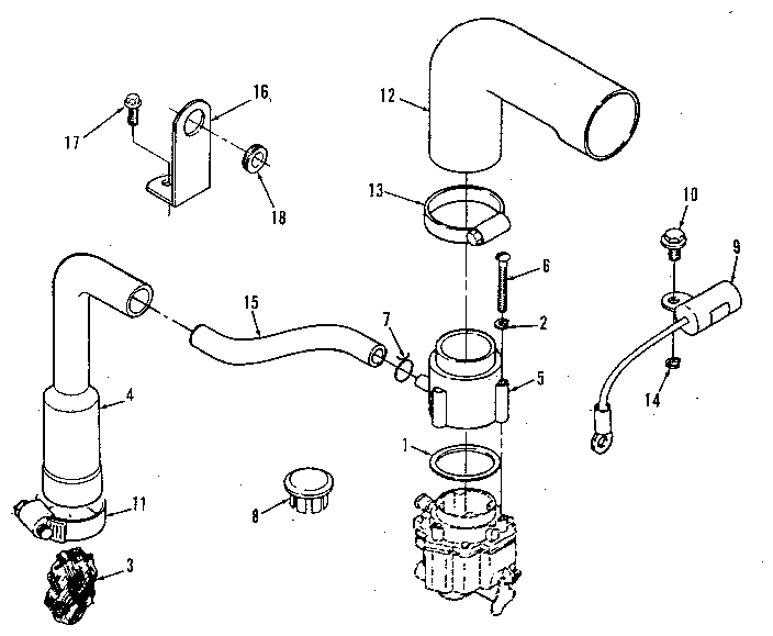 Remote air cleaner adapter
