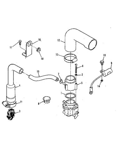 Remote air cleaner adapter