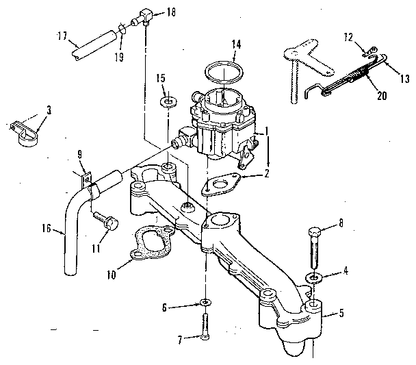 Fuel system gasoline (down draft)