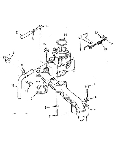 Fuel system gasoline (down draft)