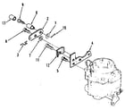 Craftsman 73911054C choke control (front pull) diagram