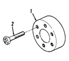 Craftsman 73911054C drive plate hub diagram