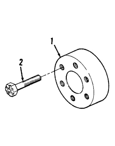 Drive plate hub