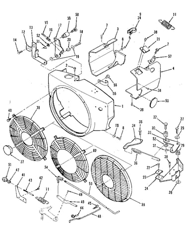 Blower housing and governor
