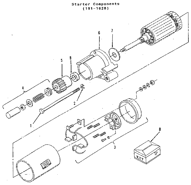 Starter components (191-1828)